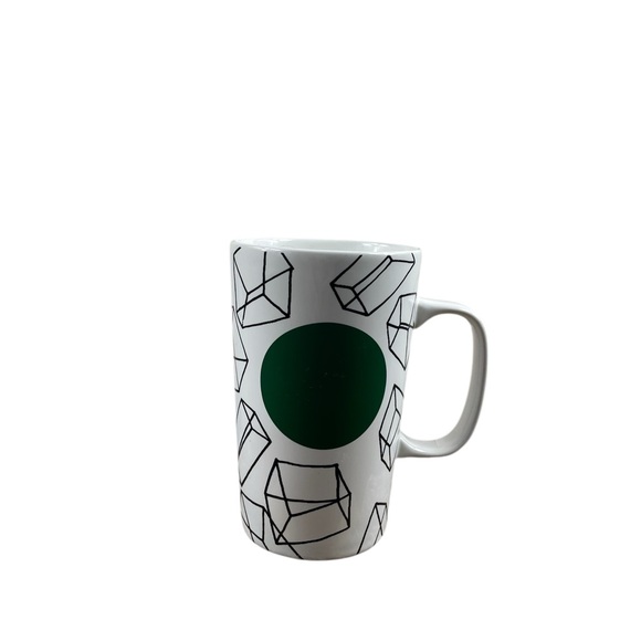 Starbucks Other - STARBUCKS - 2014 Geometric Cubes Prizms Dot Coffee Mug Cup Collection 16oz
